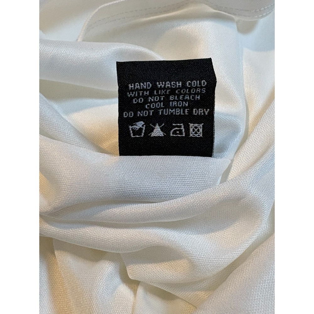 JAX BLACK LABEL Dress White Blush Mesh Illusion Sheath Midi Cocktail Size 6 NWT‎ - Picture 12 of 12